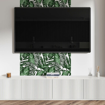 Wall panel square Tropical Leaf Pattern