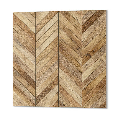 Pvc wall panel square Wooden herringbone pattern