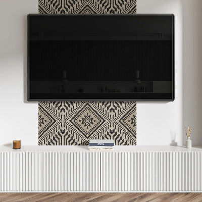 Wall paneling Stylish geometric pattern with lines