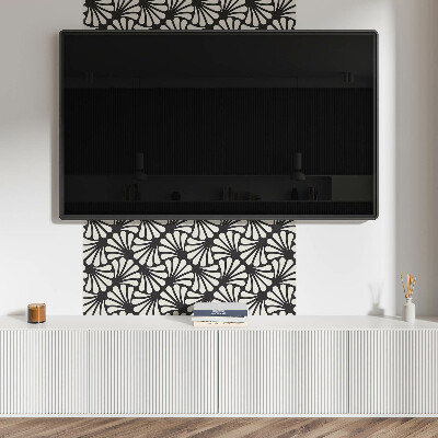 Pvc wall panel square Leaf pattern in a stylish version