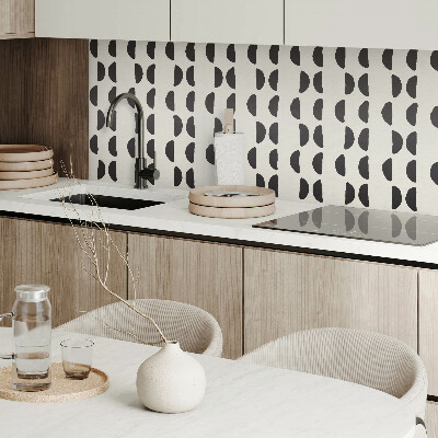 Wall paneling Crescent design in abstract form