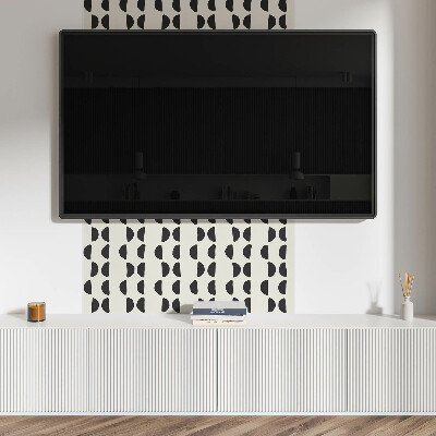 Wall paneling Crescent design in abstract form