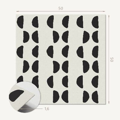 Wall paneling Crescent design in abstract form