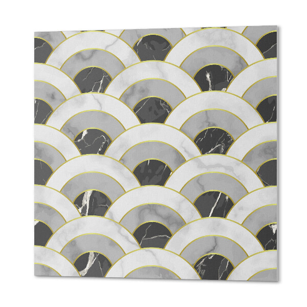 Pvc wall panel square Stylish wavy arches in a modern version