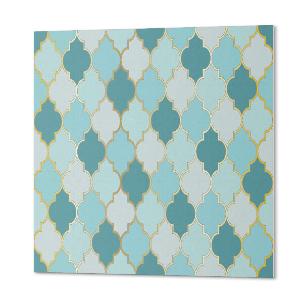 Wall panel square Dynamic shapes in a wavy form