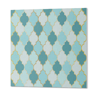 Wall panel square Dynamic shapes in a wavy form