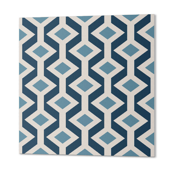 Wall panel square Geometric style rhombus pattern