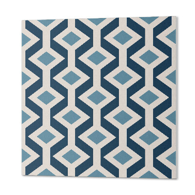 Wall panel square Geometric style rhombus pattern