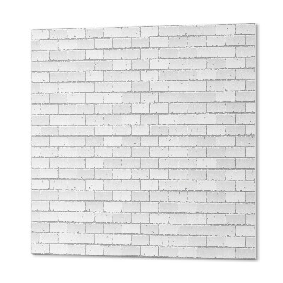 Pvc wall panel square Brick accents in design