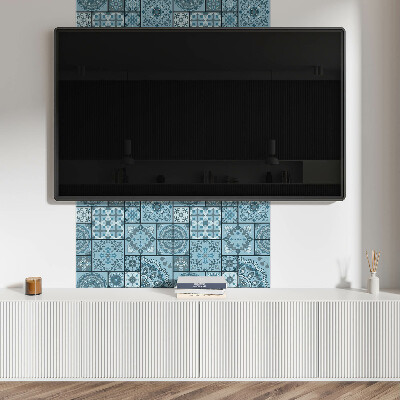 Pvc wall panel square Geometric patterns in mosaic