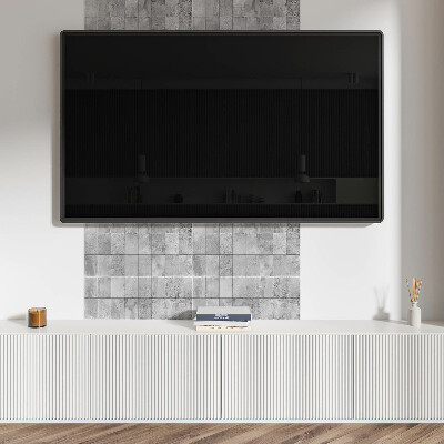 Wall paneling Colorful mosaic tile layout