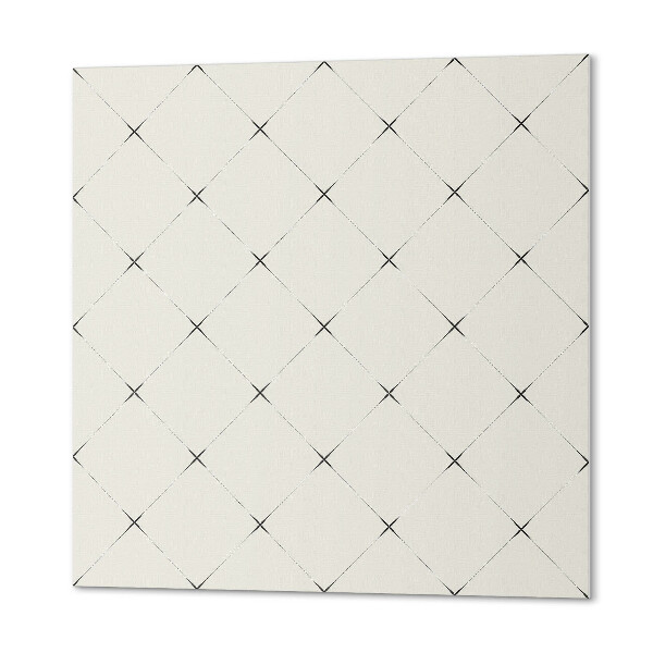 Wall paneling Rhombus geometry in minimalist style