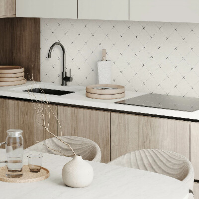 Wall paneling Rhombus geometry in minimalist style