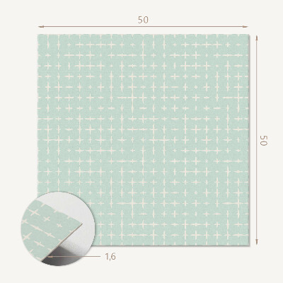 Pvc wall panel square Geometry of lines with crosses