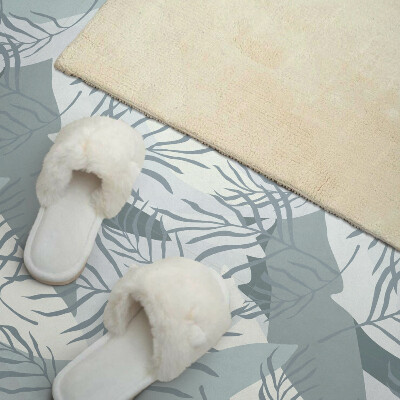 Wall panel square Tropical leaves in an artistic approach