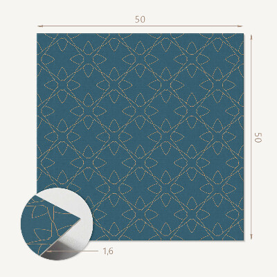 Wall paneling Flower pattern in mesh