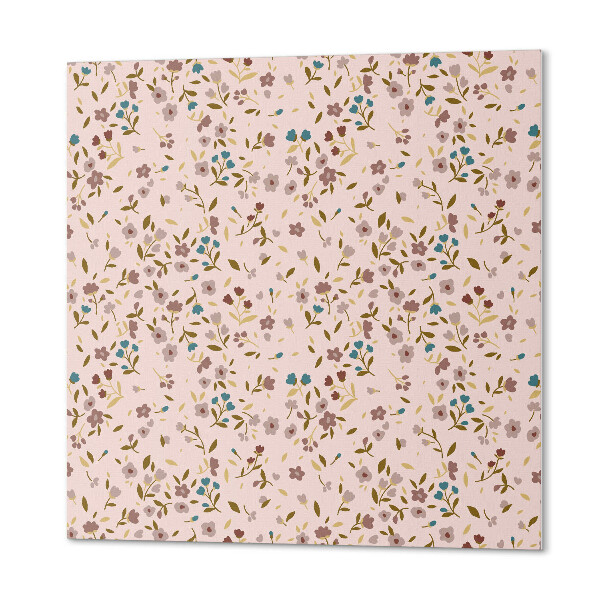 Pvc wall panel square Floral design