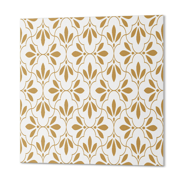 Wall panel square Chic plant motif