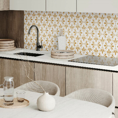 Wall panel square Chic plant motif