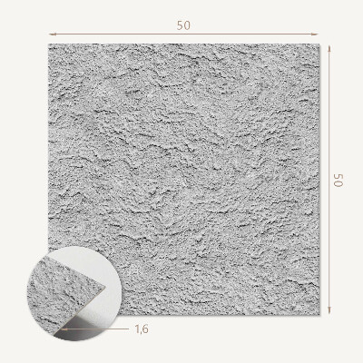 Wall panel square Raw Surface Style
