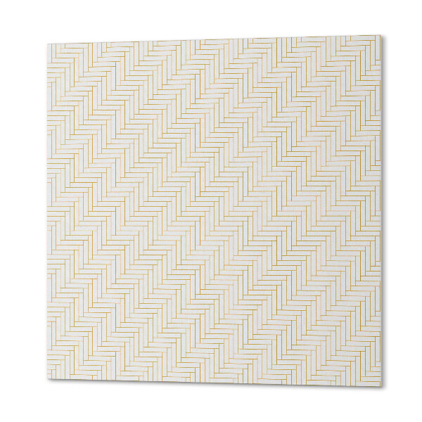 Wall panel square Stylish herringbone