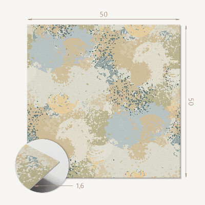 Pvc wall panel square Dynamic spots with unique shapes