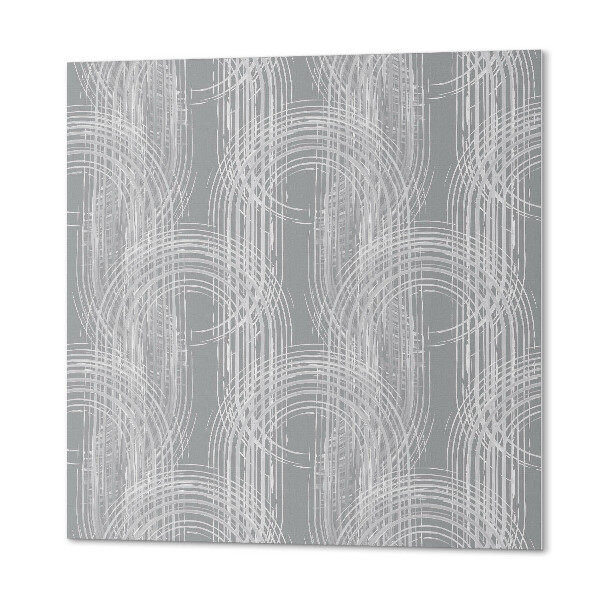 Wall panel square Dynamic circles in an unusual composition