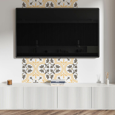 Wall paneling Botanical motif