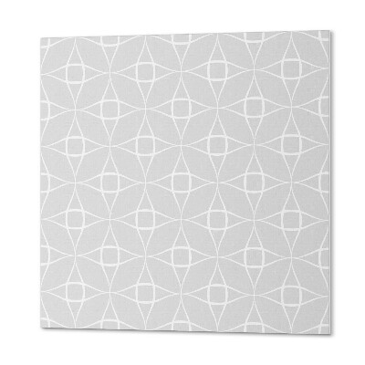 Wall panel square Mesh motif in geometric form