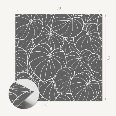 Wall paneling Leafy design in a refined form