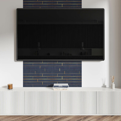 Wall panel square Rustic structure of brick arrangement