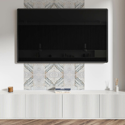 Pvc wall panel square Design inspired by stone