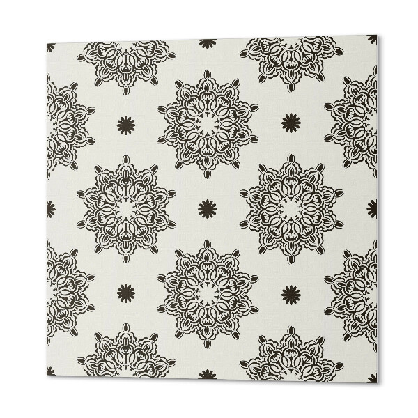 Pvc wall panel square Mesh Mandala Pattern