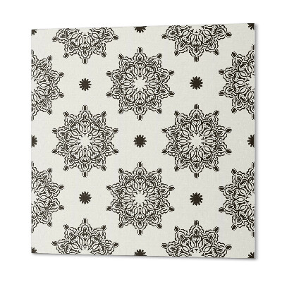 Pvc wall panel square Mesh Mandala Pattern