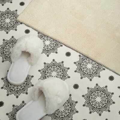 Pvc wall panel square Mesh Mandala Pattern
