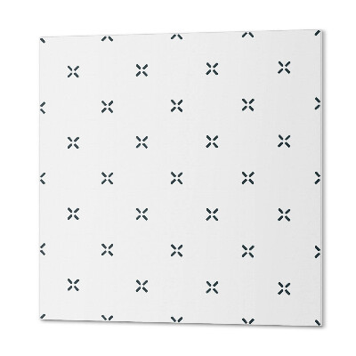 Wall panel square Stylish cross stitch pattern