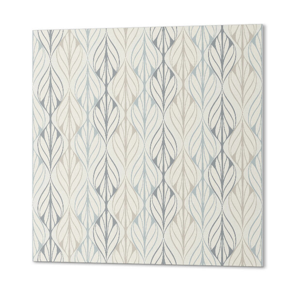 Pvc wall panel square Leafy rhombuses in a subtle pattern