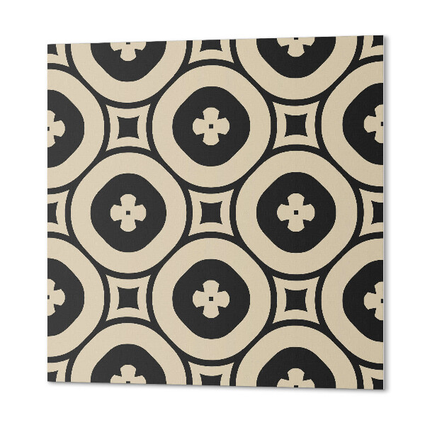 Wall paneling Geometric figures in the shape of squares