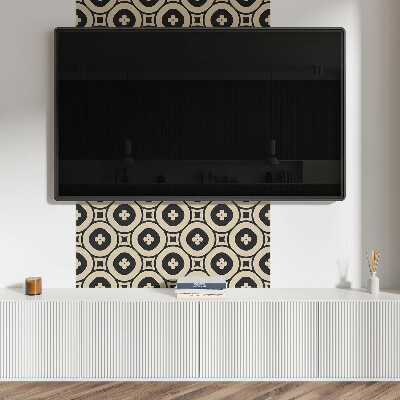 Wall paneling Geometric figures in the shape of squares