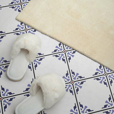 Pvc wall panel square Floral Pattern Style