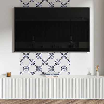 Pvc wall panel square Floral Pattern Style