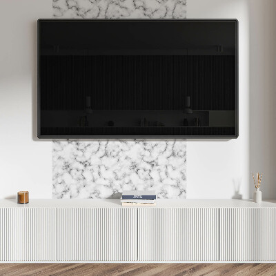 Wall panel square Elegant marble with subtle veins