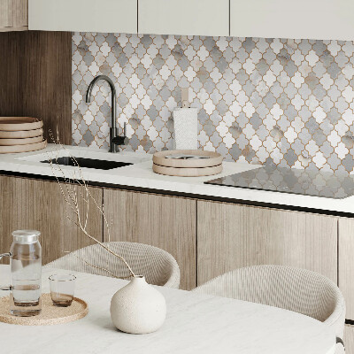 Pvc wall panel square Mosaic style geometry