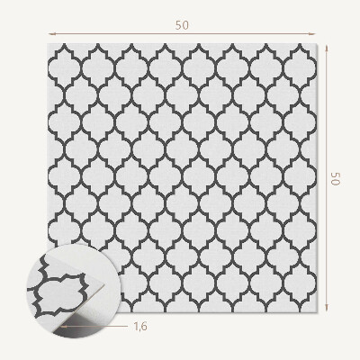 Wall panel square Geometry in a symmetrical style