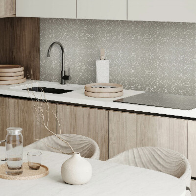 Wall panel square Flowers in modern geometry