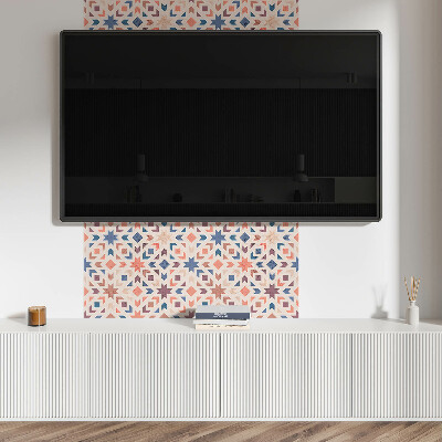Wall panel square Symphony of shapes in geometry