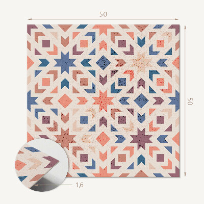 Wall panel square Symphony of shapes in geometry