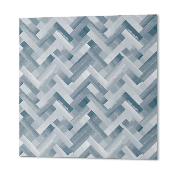Pvc wall panel square Zigzag stripes