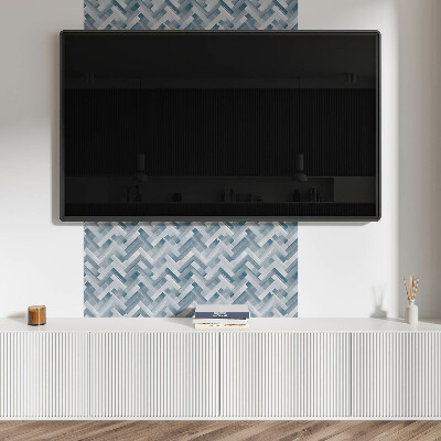 Pvc wall panel square Zigzag stripes