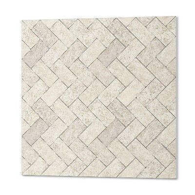 Pvc wall panel square Stylish herringbone pattern